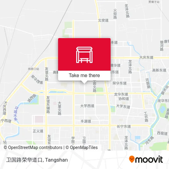 卫国路荣华道口 map