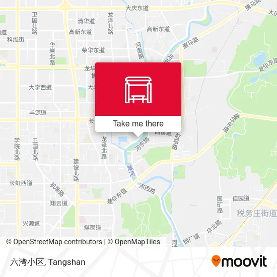 六湾小区 map