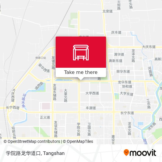 学院路龙华道口 map