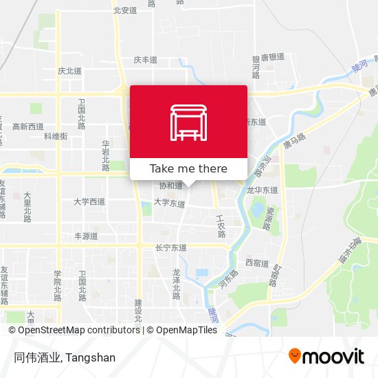 同伟酒业 map