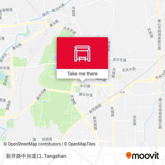 新开路中兴道口 map