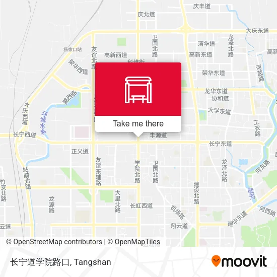 长宁道学院路口 map