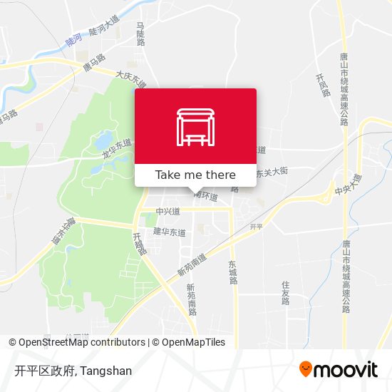 开平区政府 map