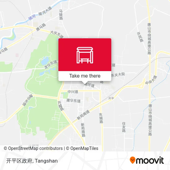 开平区政府 map