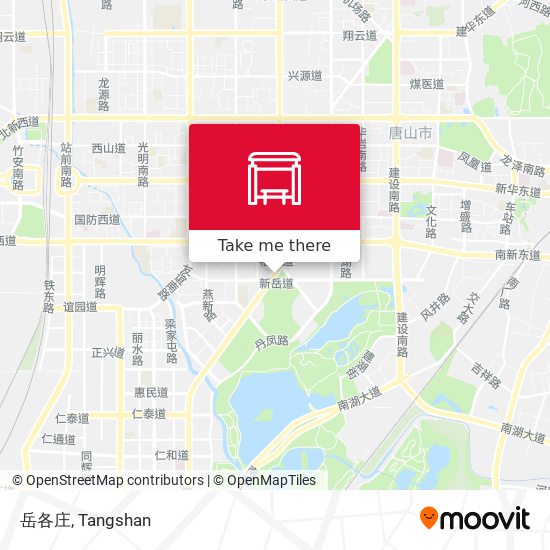 岳各庄 map