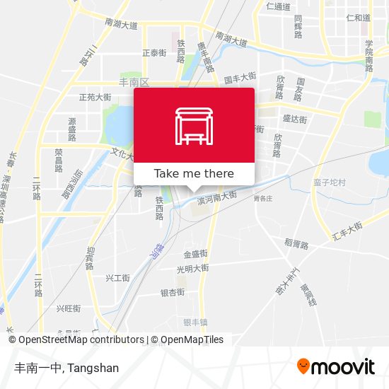 丰南一中 map