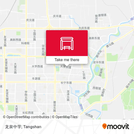 龙泉中学 map