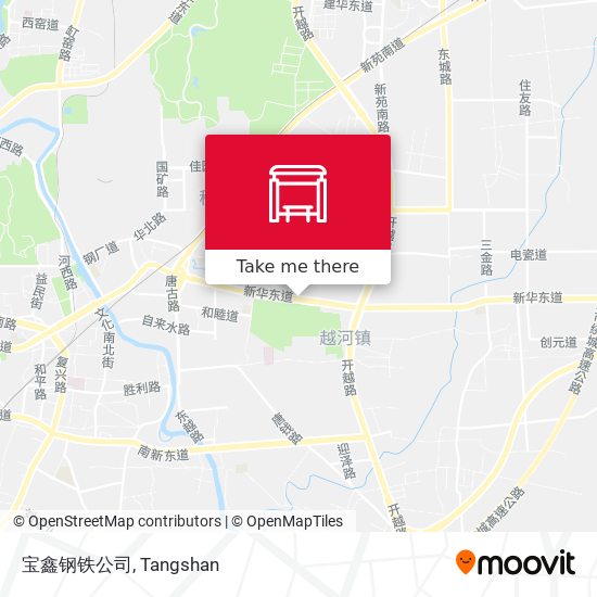 宝鑫钢铁公司 map