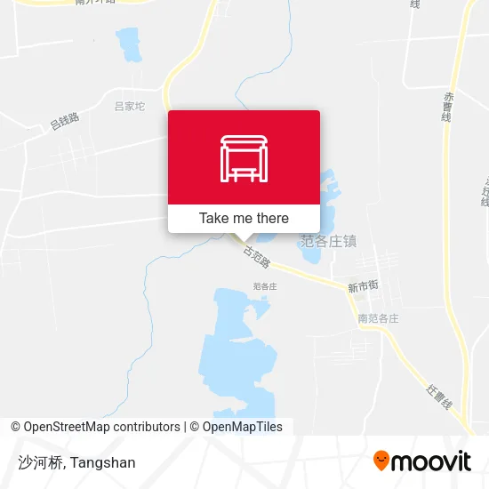 沙河桥 map