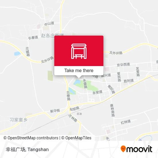 幸福广场 map