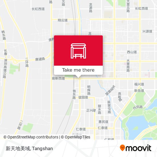 新天地美域 map