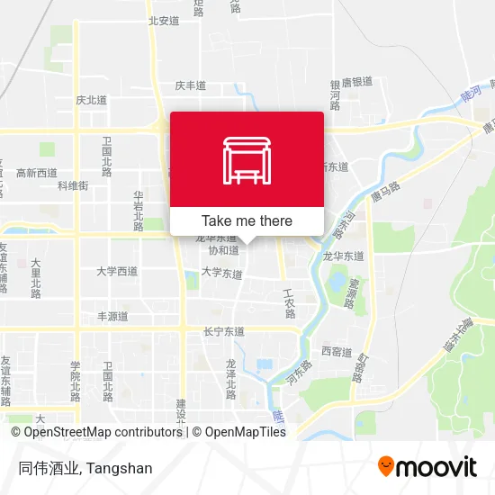 同伟酒业 map