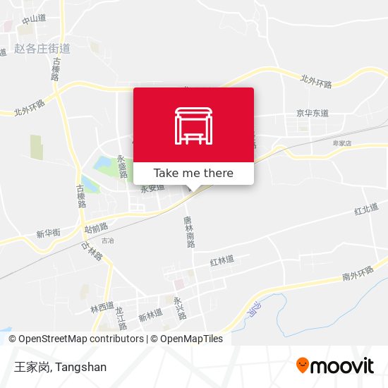 王家岗 map