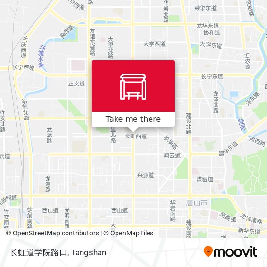 长虹道学院路口 map