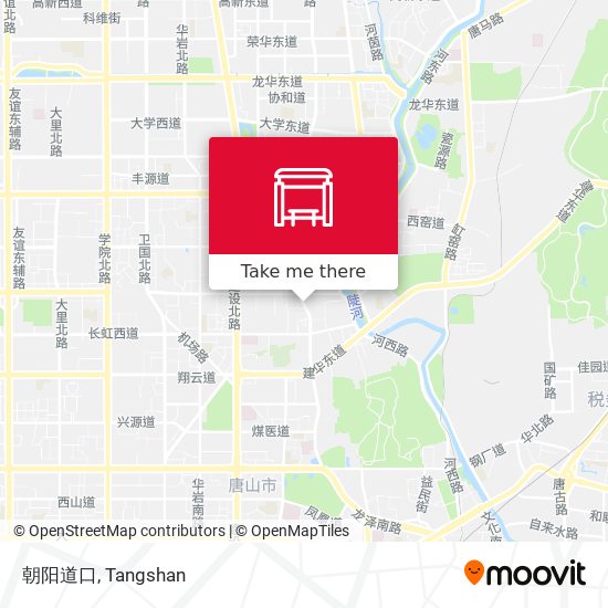 朝阳道口 map