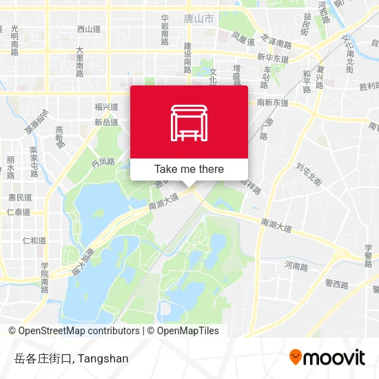 岳各庄街口 map