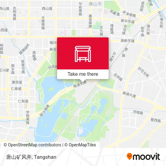 唐山矿风井 map