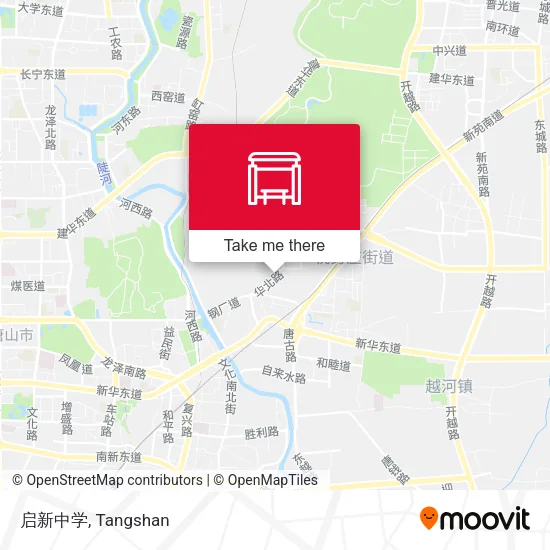 启新中学 map