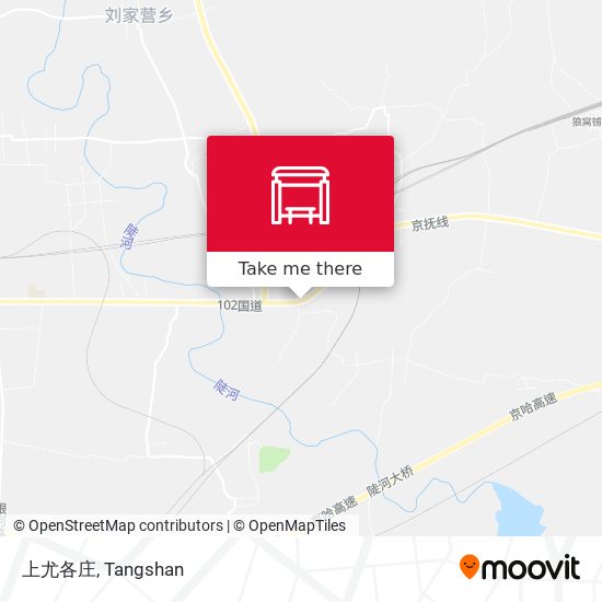 上尤各庄 map