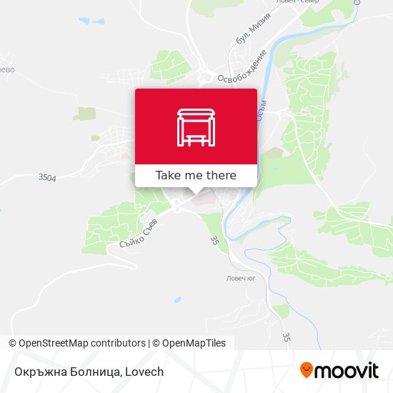 Окръжна Болница map