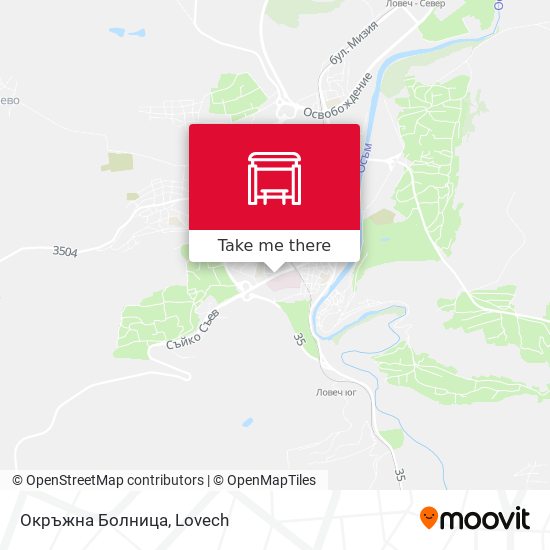 Окръжна Болница map