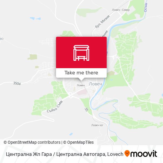 Централна Жп Гара / Централна Автогара map