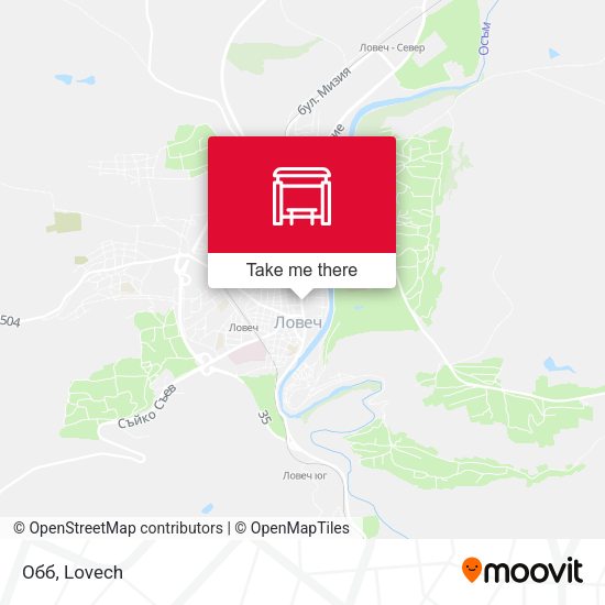Карта Обб