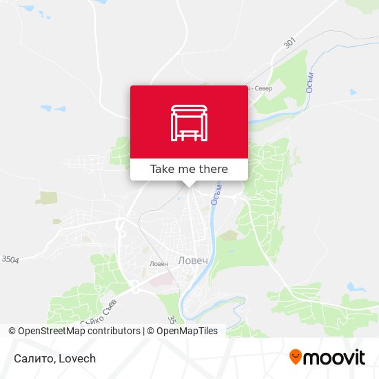Салито map