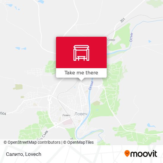 Салито map