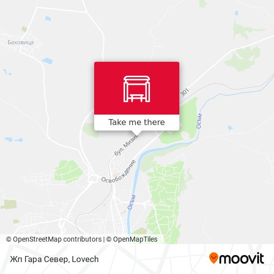 Жп Гара Север map