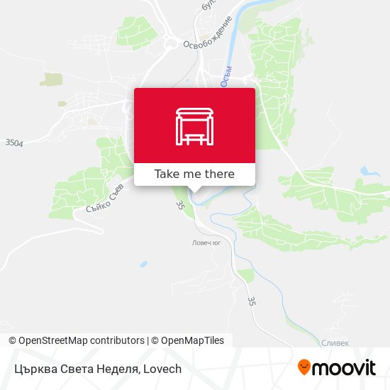 Църква Света Неделя map