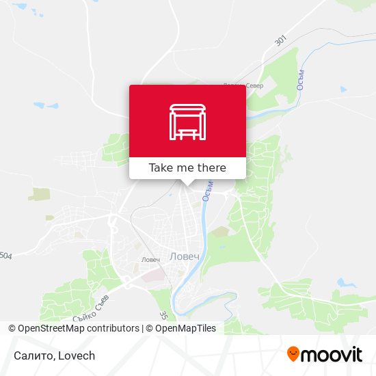 Салито map