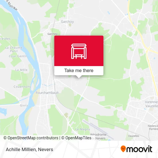Achille Millien map