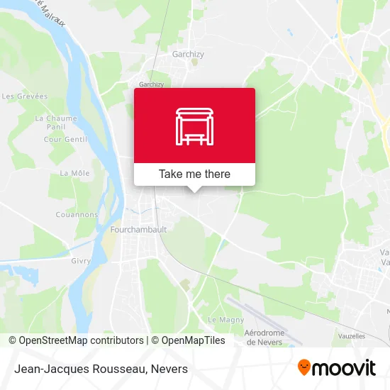 Jean-Jacques Rousseau map