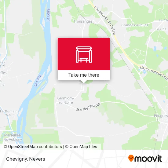 Chevigny map