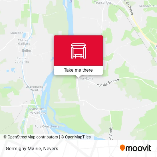 Germigny Mairie map