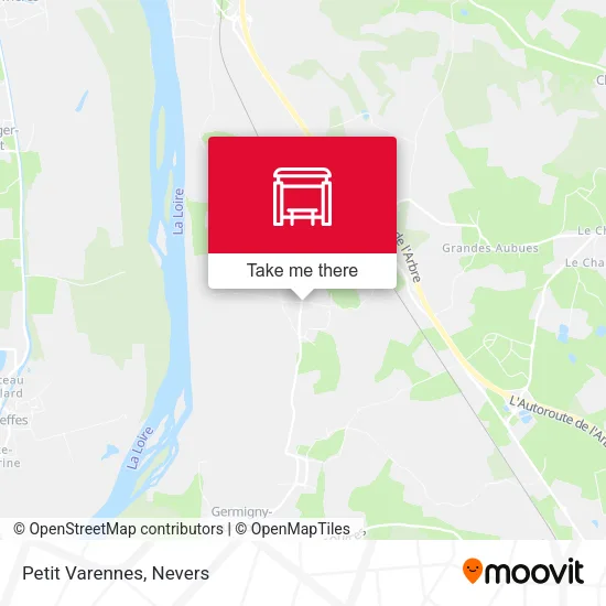 Petit Varennes map