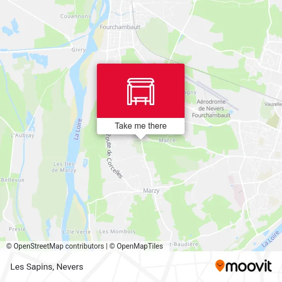 Les Sapins map