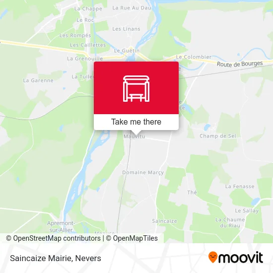 Saincaize Mairie map