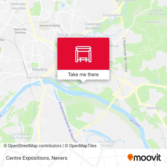 Centre Expositions map