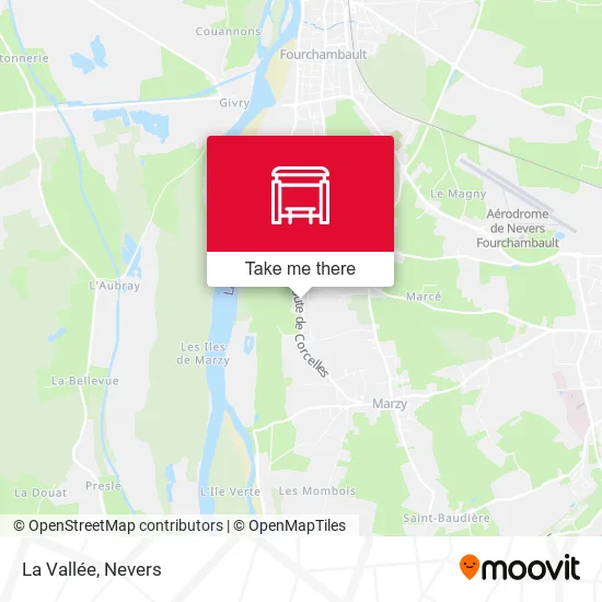 La Vallée map