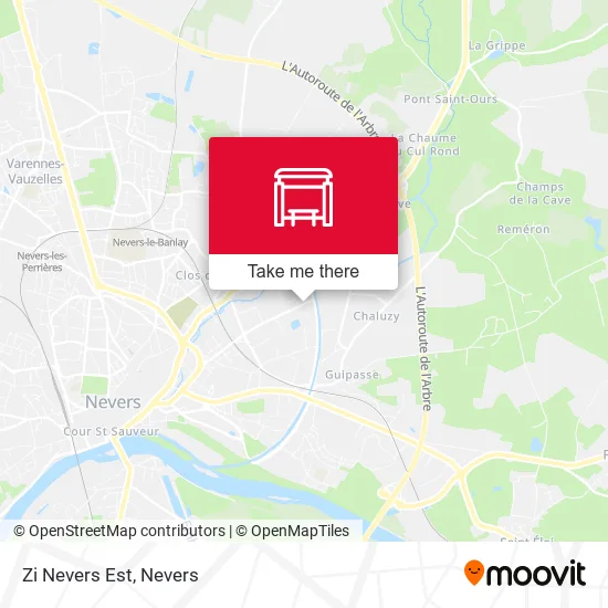 Zi Nevers Est map