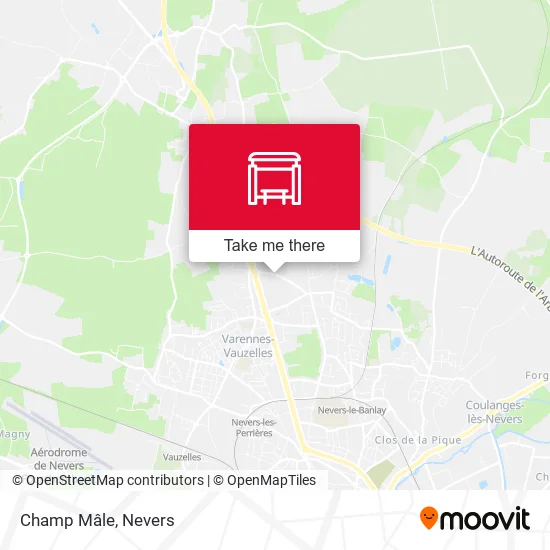 Champ Mâle map