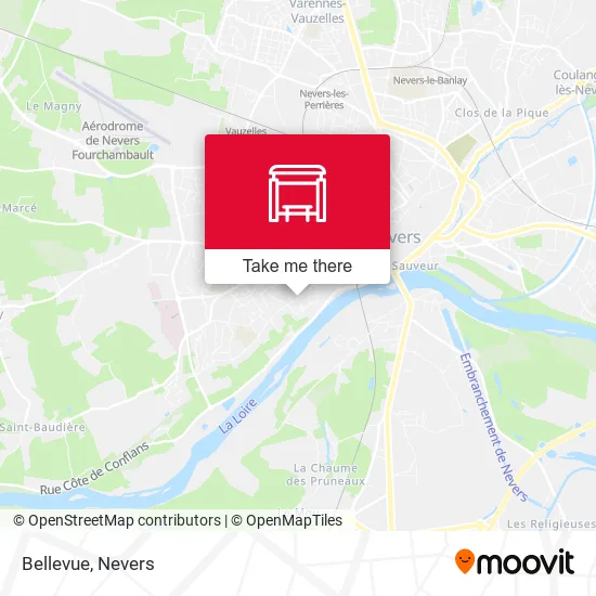 Bellevue map
