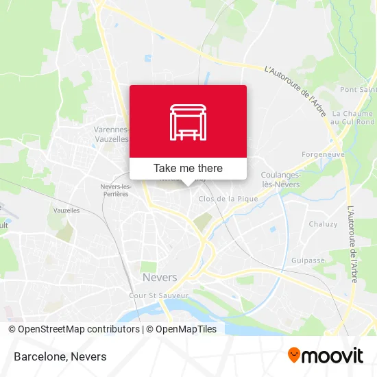 Barcelone map