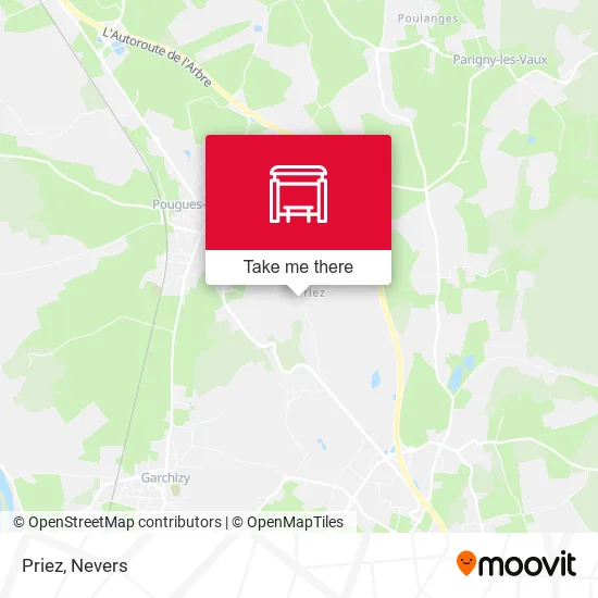 Priez map