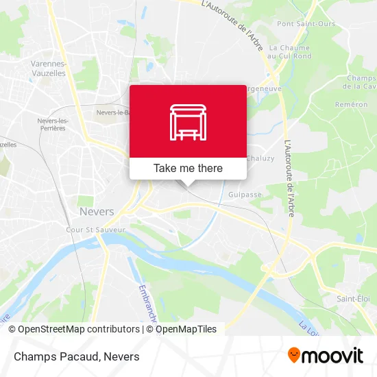 Champs Pacaud map