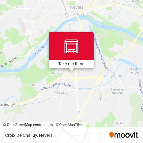 Croix De Challuy map