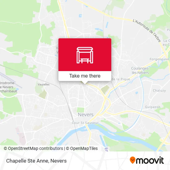 Chapelle Ste Anne map