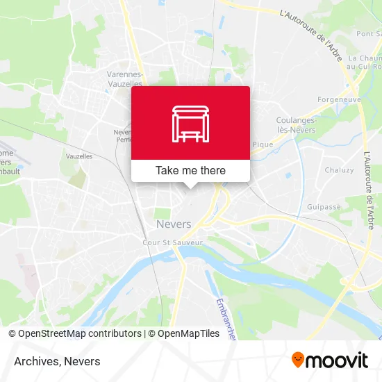 Archives map